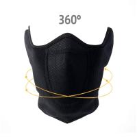 Calentador de cuello para hombre y mujermascarilla de forro polar para correresquíciclismodeporteSnowboardcubierta de cuello cálidabufandacubierta de orejaInvierno - details 4