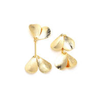 Colgantes de Hojas de Árbol de Bronce de 18K Oro Accesorios para Hacer Joyería DIY Estilo China - details 6