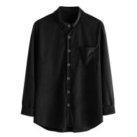 Camisa de pana gruesa para hombre, abrigo informal holgado con solapa de botones, nuevo para otoño e invierno 2024 - details 19
