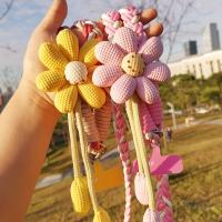 Correa de Teléfono Lanyard para Mujeres Estilo LargoinsCuerda trenzada hecha a mano de flor de viento, duradera, anti-pérdida para exteriores - details 4