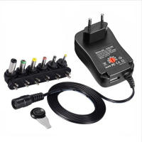 Adaptador de fuente de alimentación ajustable, Cargador Universal para tira de bombillas LED CCTV, 3V, 4,5 V, 5V, 6V, 7,5 V, 9V, 12V, 2A, 2.5A, CA/CC - details 6