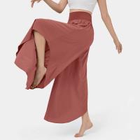 Ropa casual hippie de yoga de cintura alta de pierna ancha, pantalones para correr de mujer Palazzo bohemio de playa, gasa coreana - details 5