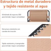 Silla Gravedad Cero, 110 x 66 x 49 cm, Azul - details 23