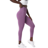 NVG Leggings de gimnasio sin costuras para mujer, suaves para entrenamiento, ropa de yoga de LICRA de cintura alta - details 27