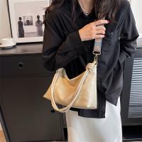 Bolso de Hombro de PU para Mujer Bolso Cruzado de Moda con Correa Ancha Bolso Commuter Casual - details 28