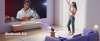 【Corrección trapezoidal automática】Mini proyector portátil con 270° soporte giratorio, Android 11,300 ANSI Wimius L1 proyector, WiFi6 Bluetooth proyector soporte 1080P, videoproyector de enfoque corto para cine en casa - details 7