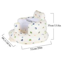 Bebé aprender a sentarse silla plegable pequeño sofá inflable taburete bebé aprendizaje asiento juguetes para niños - details 6