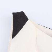 Vestido de Globo Contrastante sin Mangas Impresión a Negro y Blanco Nueva Moda de Verano para Mujeres - details 3