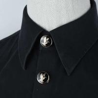 Iceyy 20MM divertidos gemelos redondos de la serie Eagle a la moda botón decorativo ropa FRAC camisas y vestidos - details 4