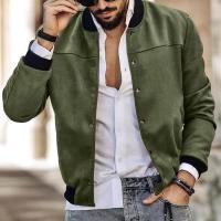 Chaquetas de moda de primavera para hombre, chaquetas informales con cuello levantado, abrigos, chaqueta para hombre - details 2