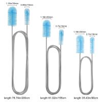 Cepillo de limpieza de acuario para bomba de filtro de agua, tubo de lirio, manguera de tubo de aire, cepillo de tanque de peces de acero inoxidable, accesorios de bomba de agua - details 0
