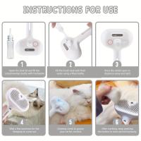 Peine para Mascotas Eliminador de Pelo de Gato y Perro Accesorio de Aseo Humedificante de Aerosol - details 3