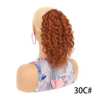 Extensión de cola de caballo rizada y ondulada profunda ombré, rizos Afro, cola de caballo con cordón, peluca con Clip, postizo de cola de caballo esponjoso para uso diario - details 12