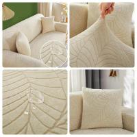 Fundas de sofá impermeables para sala de estar, cubierta gruesa de Jacquard para sofá esquinero en forma de L, 1/2/3/4 - details 18