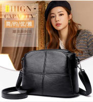 Bolso pequeño de moda tipo cubo, de cuero suave, nueva versión coreana, estilo simple, bolso bandolera de hombro, bolso informal. - details 1