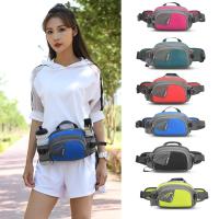 Riñonera para correr para hombre y mujer, bolsa para teléfono, bolso trasero de nailon con soporte para botella, impermeable - details 5
