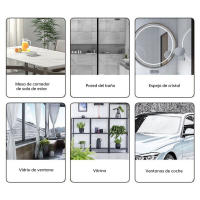 Limpiador de ventanas eléctrico para una limpieza integral de vidrios - Accesorios de aspiradora Aspirador de ventanas inalámbrico, Aspirador de ventanas con tanque de agua extraíble y succión potente, Herramienta eléctrica para limpiar ventanas de ducha, - details 7