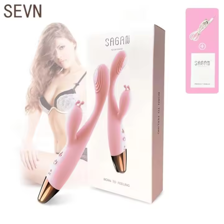 Leten-vibrador de punto G de 10 velocidades para mujer, estimulador de clítoris y pezón, 8 segundos rápidos para orgasmo, vibraciones en forma de dedo, Juguetes sexuales para adultos - 1