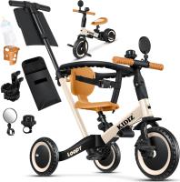 Bicicleta de Equilibrio, Triciclo para niños de 1 año a 5 Años, Capacidad de Carga hasta 25kg, Incl. Manillar/Barra de Seguridad/Cinturón de Seguridad/Timbre/Espejo. - details 17