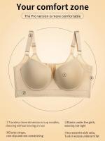 Sujetador liso sin costuras para mujer, ropa interior ligera, cómoda y transpirable, lavable a mano y lavable a máquina - details 2