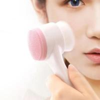 Cepillo de Limpieza Facial de Silicona Suave Cepillo Exfoliante Manual de Masaje Facial con Doble Cara - details 0
