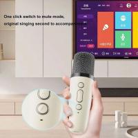 Micrófono Dual inalámbrico para Karaoke, Altavoz Bluetooth con luces de colores RGB, HIFI envolvente, Subwoofer para fiesta, regalo de Navidad para niños - details 16