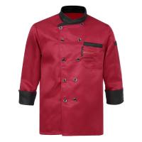 Ropa de Chef de manga larga, uniforme de cocina para restaurante, abrigo de Chef para hombres y mujeres, chaquetas de trabajo de camarero, uniforme profesional general - details 63