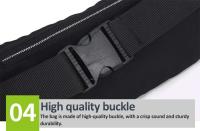 Bolsa de Cintura Ligera para Deportes de Gimnasio Bolsillo para Teléfono Móvil Ajustable - details 47
