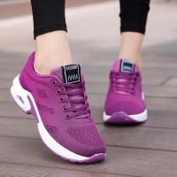 Zapatos Deportivos transpirables para mujer, zapatillas para correr con cojín de aire, suaves, informales, cómodas, color blanco - details 5