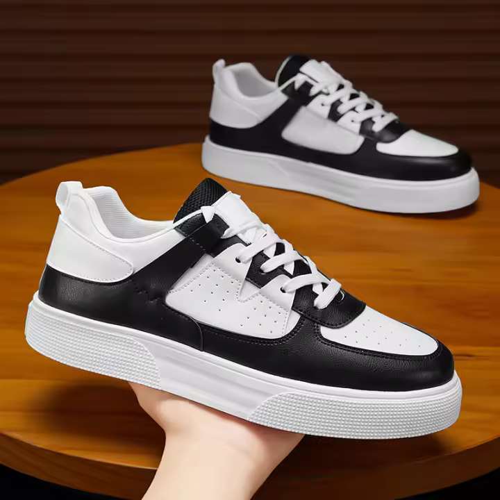 2025 nuevo gran tamaño plataforma tendencia versátil tabla zapatos transpirable cómodo ocio deportes poco blanco zapatos de moda versátil zapatos - 1