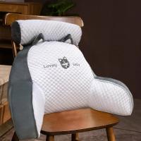Almohada de lectura triangular de seda Ideal para embarazadas, respaldo grande, almohadas para sofá y cama - details 43
