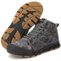 2024 botas de nieve de los hombres de la felpa del top del cuero de la PU de los zapatos de la moda del tobillo del estilo británico - details 8