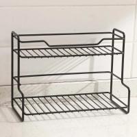 Estante organizador de cocina moderno, estante de almacenamiento para baño de doble capa, ahorro de espacio, gran capacidad, organizador de fregadero de cocina impermeable - details 15