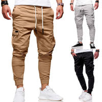 Pantalones largos deportivos informales con cordón tridimensional, ajuste holgado y cansado, - details 14
