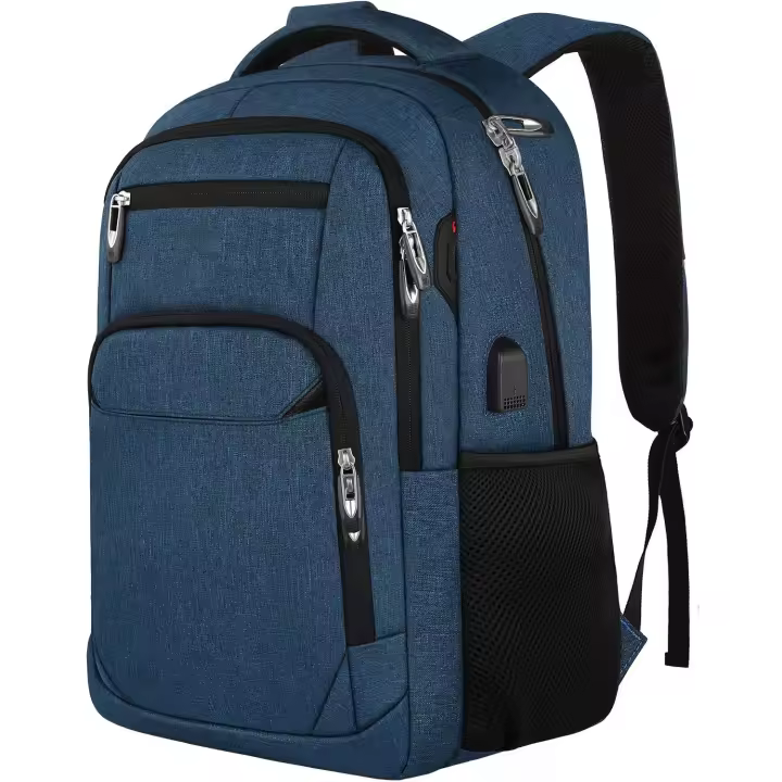 Bolso de hombro para hombre de gran capacidad,Premium Sense,Bolso de hombro de viaje,Negocios,Mochila para portátil,Antirrobo impermeable,Multiusos con puerto de carga - 1
