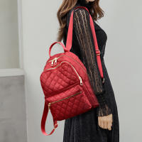 Mochila Oxford con múltiples bolsillos para mujer, bolso escolar de gran capacidad, impermeable, de viaje de negocios, informal, deportivo - details 4