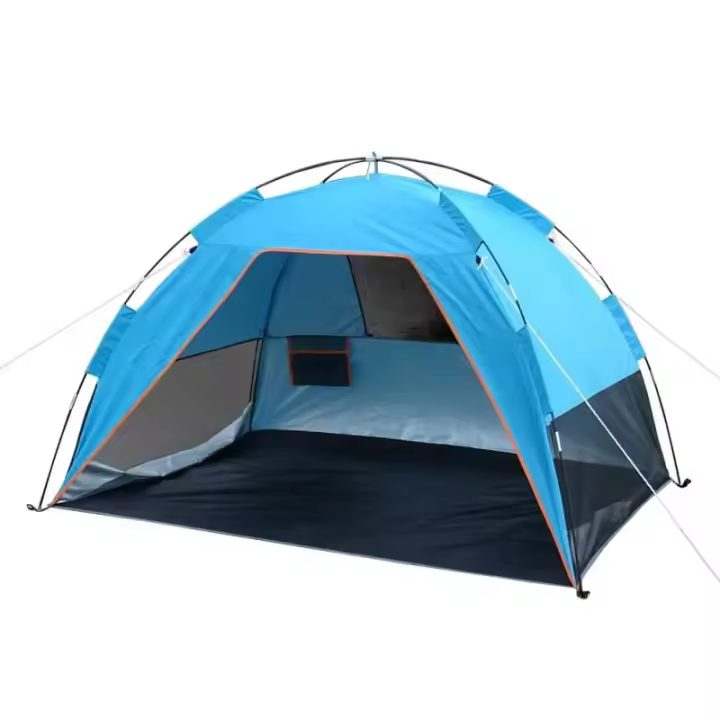 Tienda de Playa Grande para 4 Personas Refugio Solar Protector UV Ideal para Jardín, Parque, Barbacoa, Patio, Pesca - 1