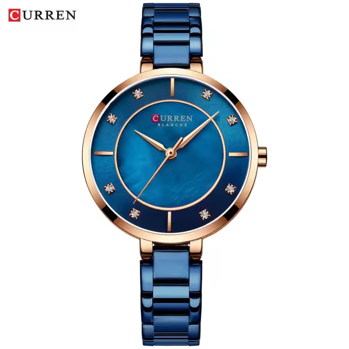 Reloj de Pulsera de Acero Inoxidable con Cuarzo Curren 9051 Resistente al Agua - 1