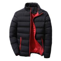 Chaquetas cálidas con cuello levantado para hombre, abrigos casuales, abrigos masculinos, moda de otoño e invierno - details 1