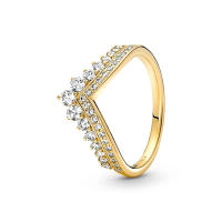 Anillo de amor con corona de princesa brillante de circonio, moderno y encantador, anillo Pandora Original, joyería exquisita, regalo DIY para mujer - details 4