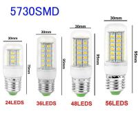 Bombilla LED SMD5736 E27 E14 Luz de Escobilla Incrementable de 50W a 7W - details 2