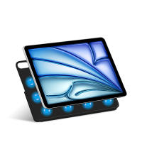 AJIUYU-funda magnética para iPad Air, carcasa protectora de PU, 11 pulgadas, 13 pulgadas, M2 2024, Smart Folio, M4 Pro, Air11, Air13 - details 4