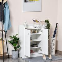 Mueble Zapatero de 2 Puertas Zapatero Estrecho con Estantes Ajustables para 12 Pares de Zapatos - details 5