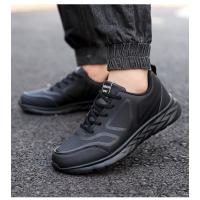 Zapatillas de correr de marca para hombre, zapatos de tenis ligeros, zapatos deportivos de cuero Pu impermeables para exteriores, entrenadores masculinos, zapatos atléticos - details 18