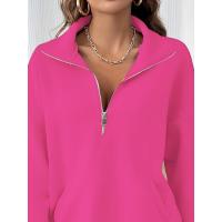 Top suelto para mujer, sudaderas, suéter liso, ropa informal de estilo coreano japonés - details 10