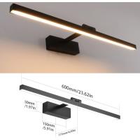 Lampara Baño Luz Led 60cm, 18W 1170 Lumen, Impermeable, Aplique Moderno, Blanco Cálido 3000K - details 4