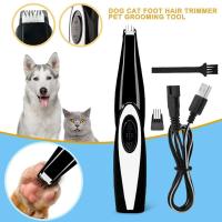 Cortadora de pelo profesional recargable por USB para mascotas, Kit de aseo para perros y gatos - details 0