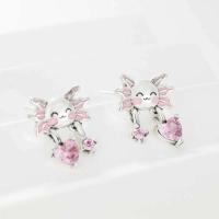 Pendientes de plata con forma de animal, pendientes de pinza para el pelo de serpiente y colibrí, pájaro fénix inmortal, hermosos regalos de joyería para - details 26