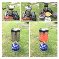 Calentador portátil para exteriores, cubierta de mini calentador, quemador de gas de acero inoxidable, accesorios para estufa de camping - details 13