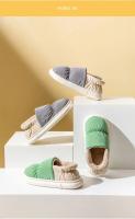 Comwarm-Zapatillas de invierno para mujer, pantuflas cálidas de algodón de felpa, antideslizantes para interiores, suela gruesa, zapatos peludos para parejas, novedad de 2022 - details 5